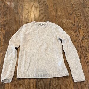 Alex Mill wool and Cashmere Gray Crew Neck Sweater Minimalist Design. Size s